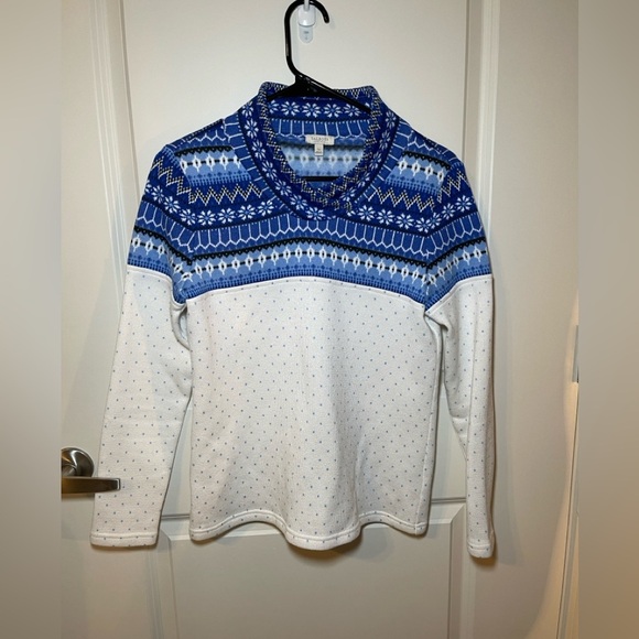 Talbot’s Women’s snowflake sweater in‎ size small petite - Picture 1 of 6